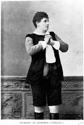 1892年「フィデリオ」のレオノーラとしてのキャサリーナクラフスキー